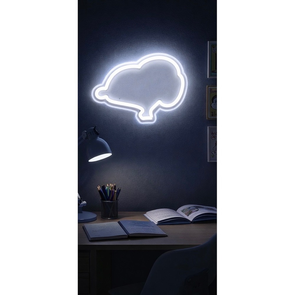Peanuts Snoopy Neon LED Wall Light Kids Room Night Light Battery New Box Decor - Picture 3 of 8